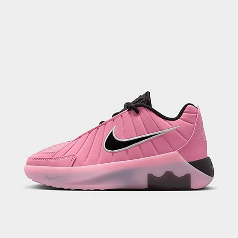Nike Big Kids LeBron Witness 9 Basketball Shoes in Elemental Pink/Pink/Pink Foam Size: 3.5