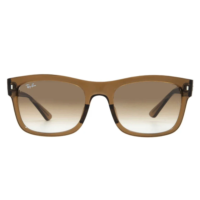 Ray Ban Brown Clear Gradient Square Unisex Sunglasses RB4428F 664051 56