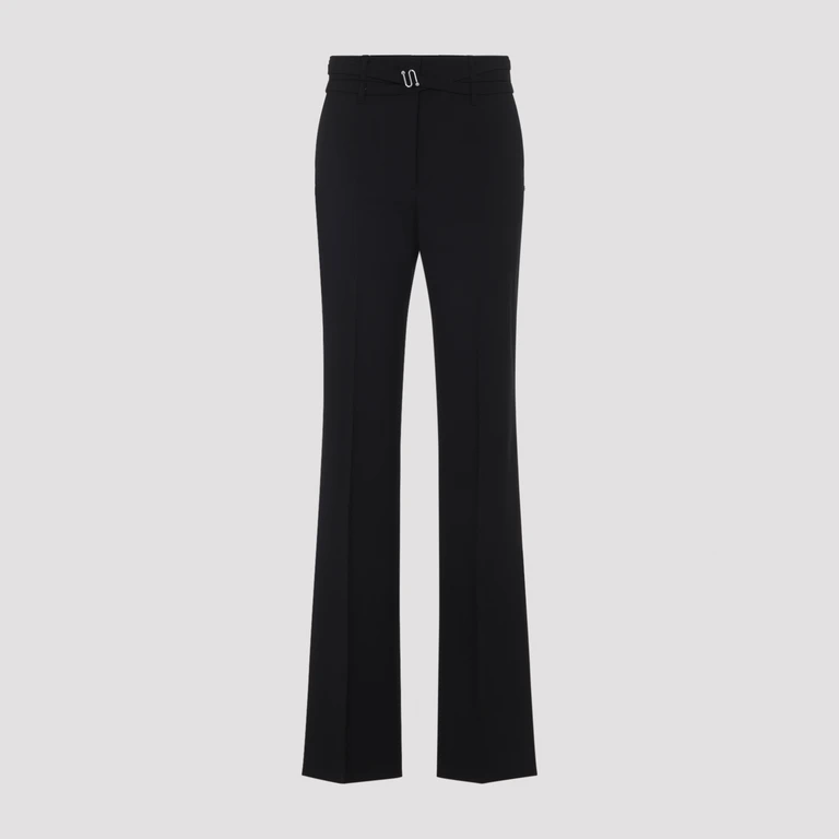 Sportmax Cera Pants Black Virgin Wool - Women