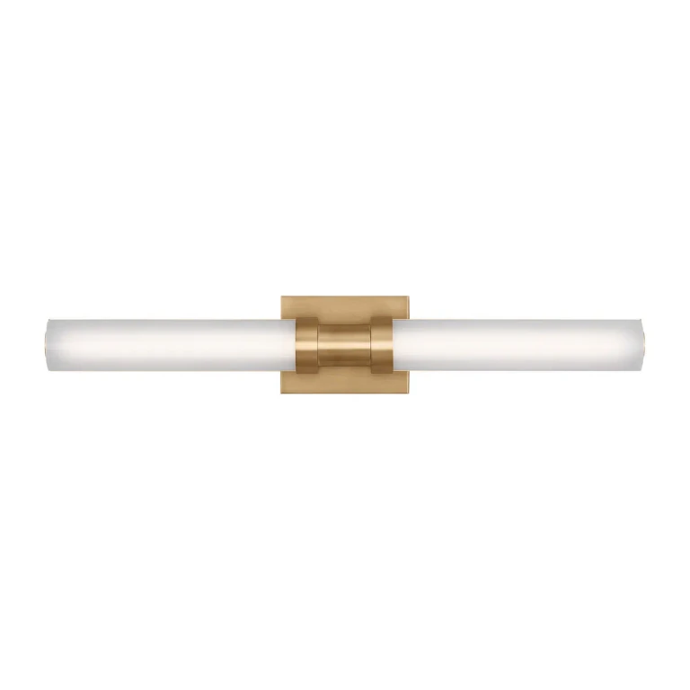Kiel 1-Light LED Bathroom Vanity Light in Satin Brass