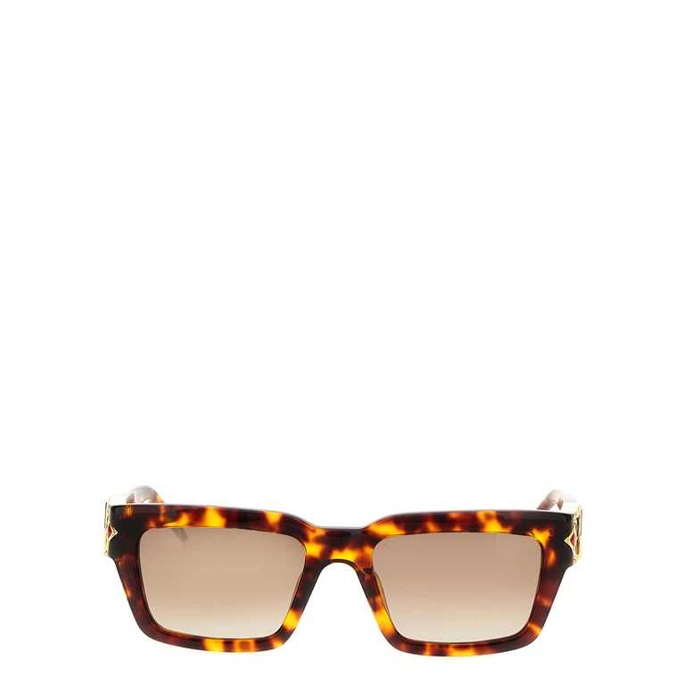 Casablanca the Tortoiseshell Square Metope Sunglasses