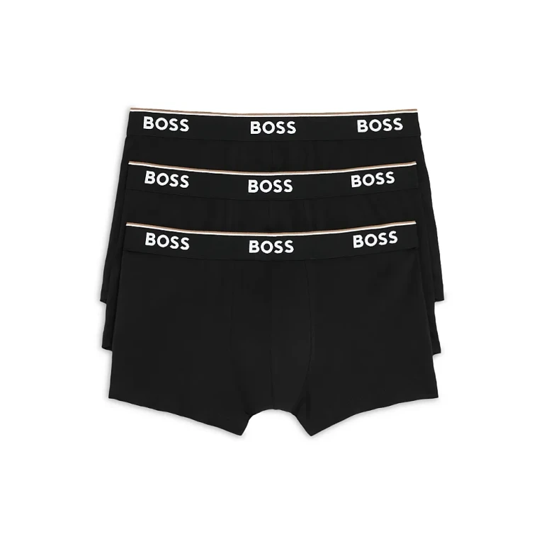 Boss Power Cotton Blend Trunks, Pack of 3