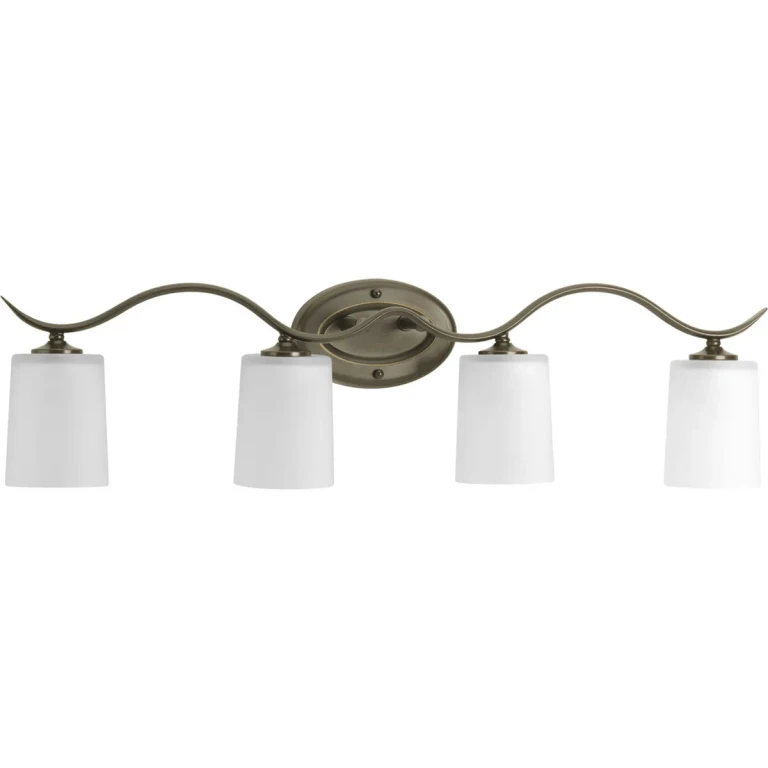 Antique Bronze Four Light Bath from the Inspire Collection