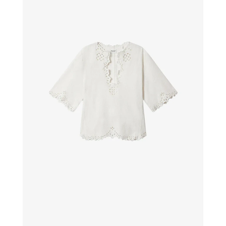 Top Shana - Femme - Blanc - Taille 34 - Marant Étoile
