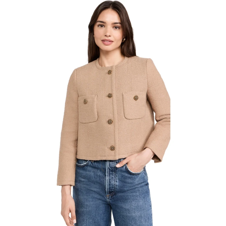 ba & sh Meredith Jacket Camel 3