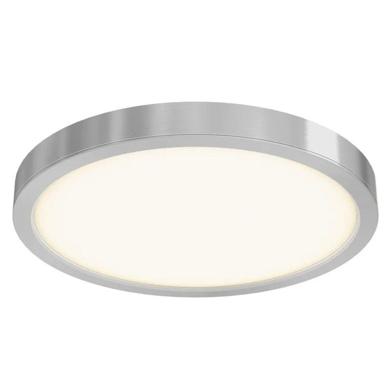 Satin Nickel LED Flushmount
