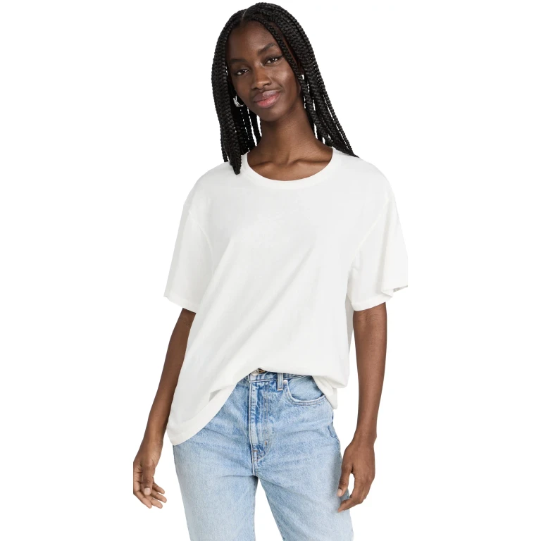 SLVRLAKE Oversize Tee Natural White M