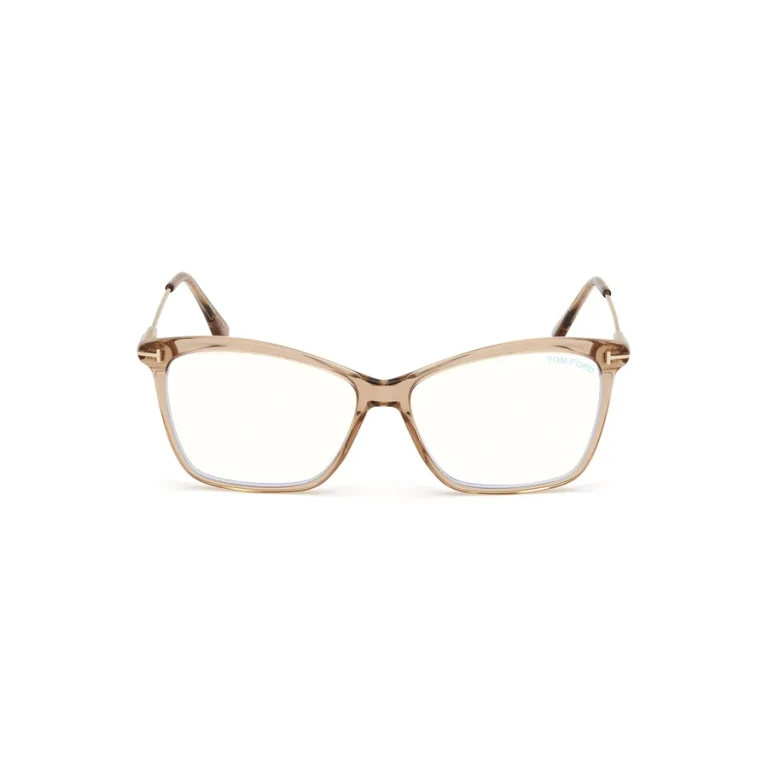 Tom Ford Blue Light Block Browline Ladies Eyeglasses FT5687-B 045 56