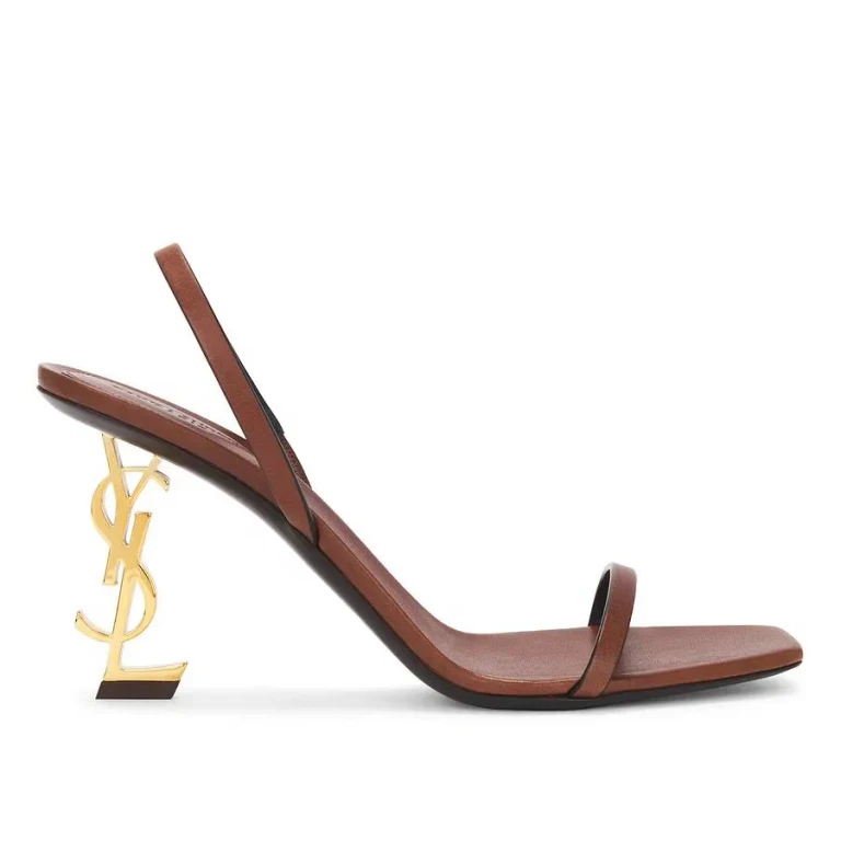 Saint Laurent Womens Opyum 85 Slingback Sandals