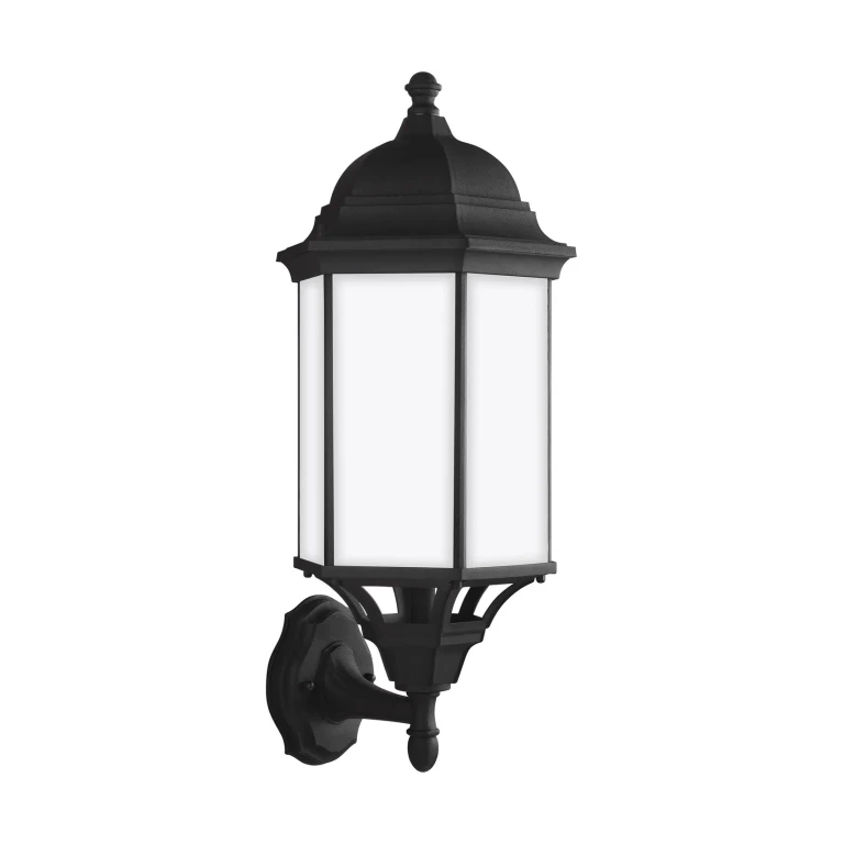 Sea Gull Sevier Outdoor Wall Light in Black - 8638751EN3-12
