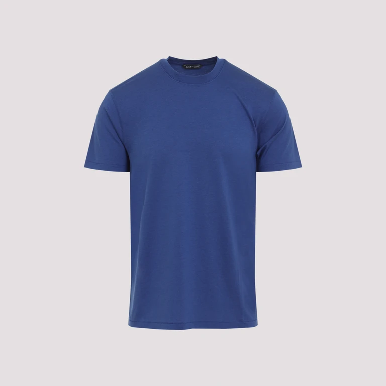 Tom Ford Lyocell T-shirt Blue Cotton Tshirt - Men