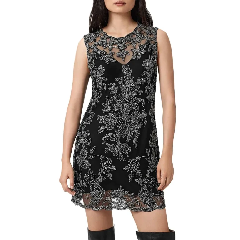 Allsaints Inaya Embellished Dress