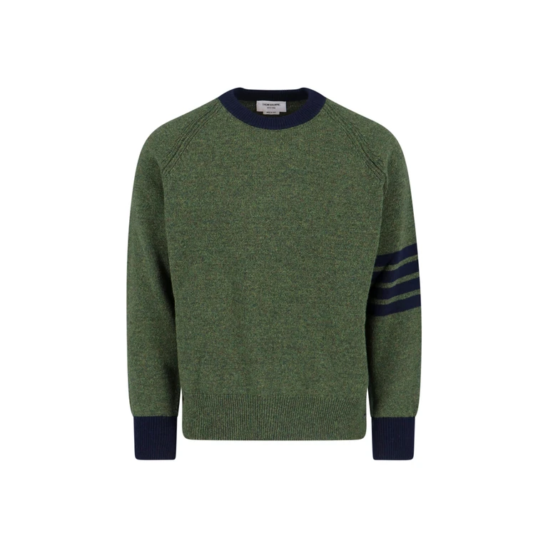 Thom Browne Sweaters Green Wool - Men