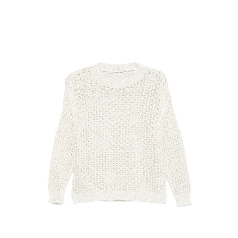 Panicale Open-knit Crew-neck Sweater