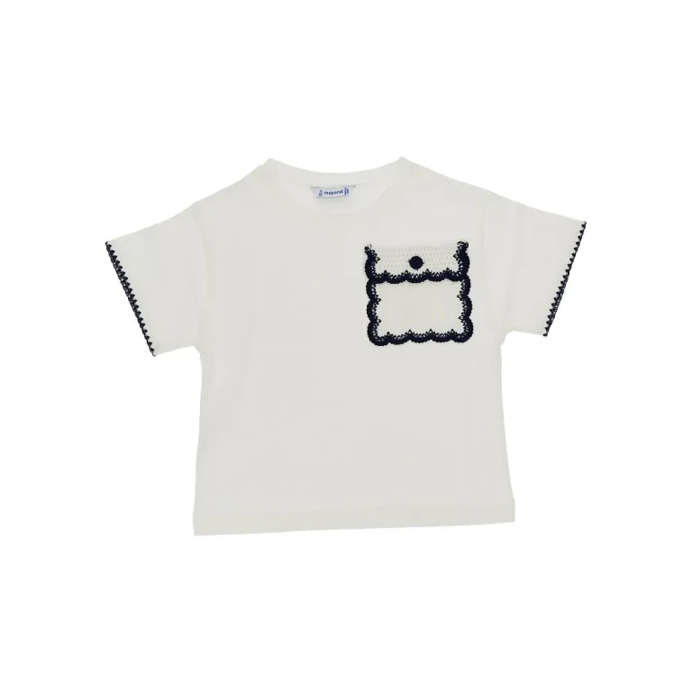 MAYORAL Jersey t-shirt with embroidery Kids 3Y