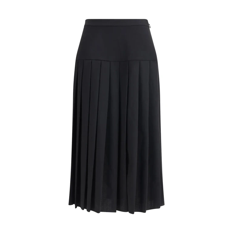 Etro Pleated Midi Skirt