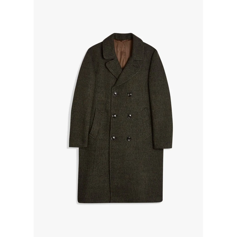 doppiaa Aanchorage Double-breasted Melange Coat