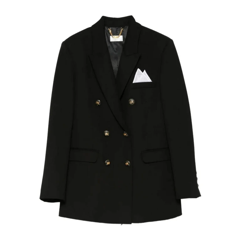 Elisabetta Franchi Veste Casual - Noir