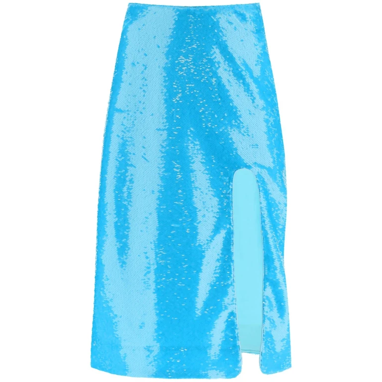 Ganni Sequined Midi Skirt
