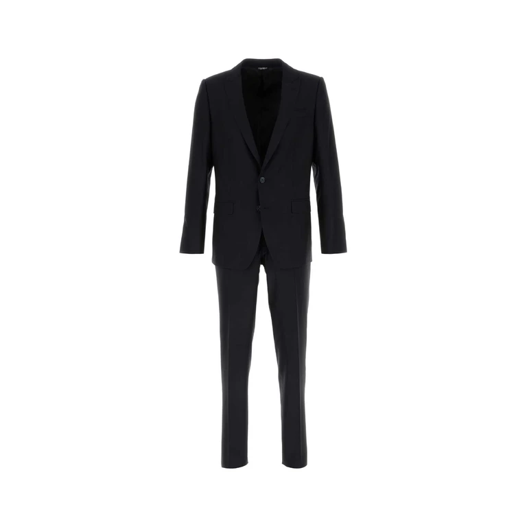 Midnight Blue Wool Blend Suit Bluscurissimo1 Completi - Men