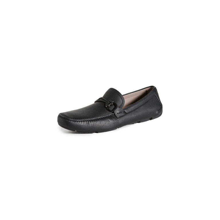 Chaussures de conduite Ferragamo Front Nero 7.5E