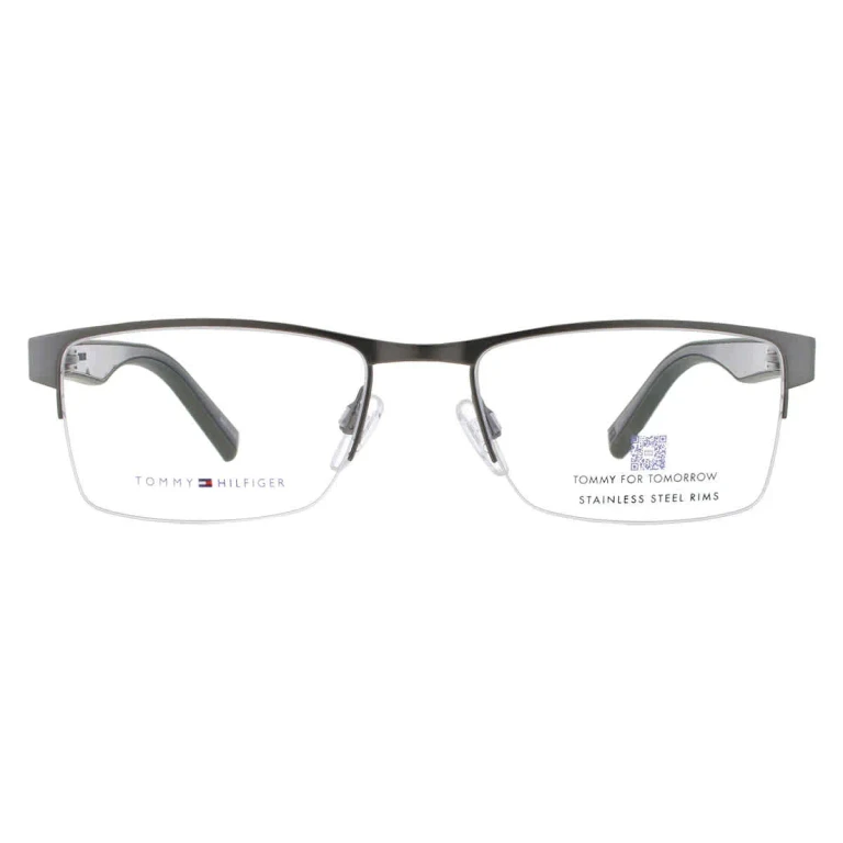 Tommy Hilfiger Demo Rectangular Mens Eyeglasses TH 2047 0R80 53