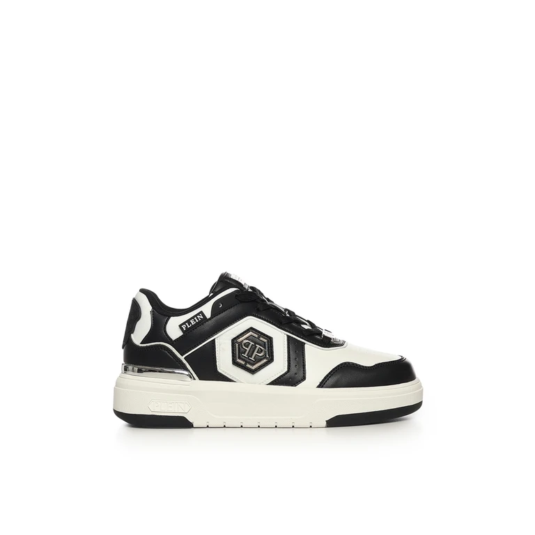 Philipp Plein Flat Shoes White/black - Men