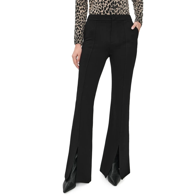 PAIGE Ponte Sofia Pants Black 6