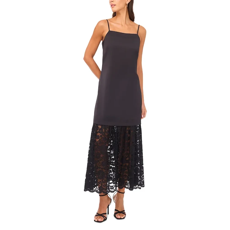 Vince Camuto Dress Combo with Lace Skirt