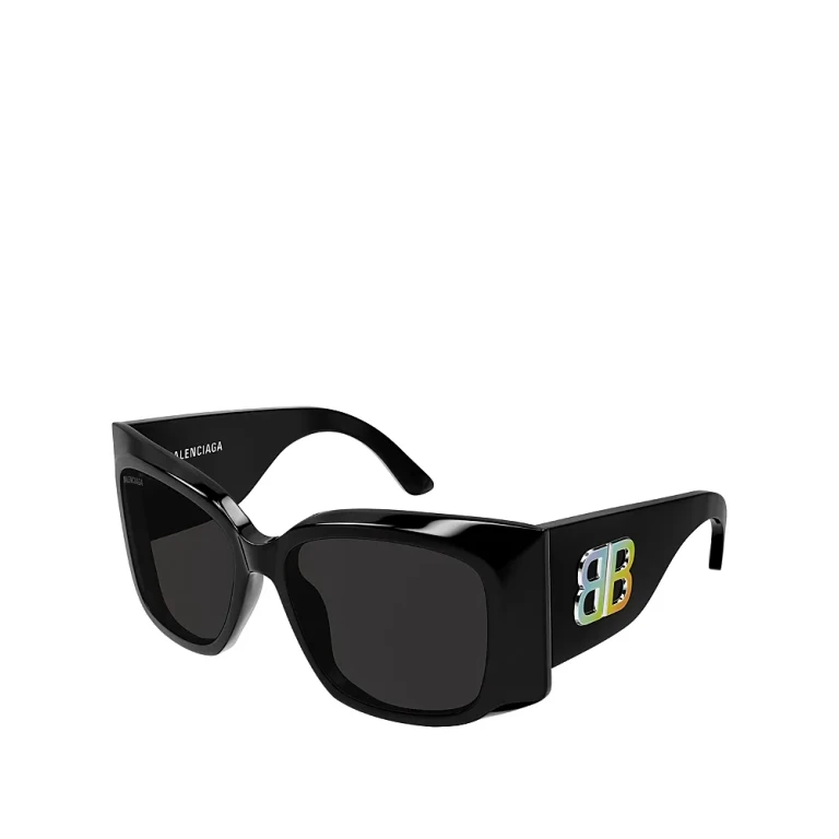 Balenciaga Lunettes De Soleil - Noir