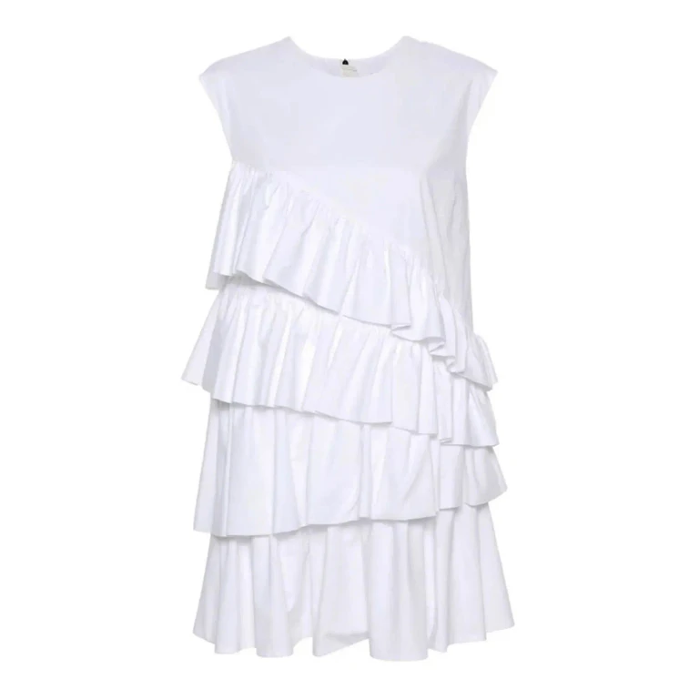 M. S.G. M. Robe Au Genou - Blanc
