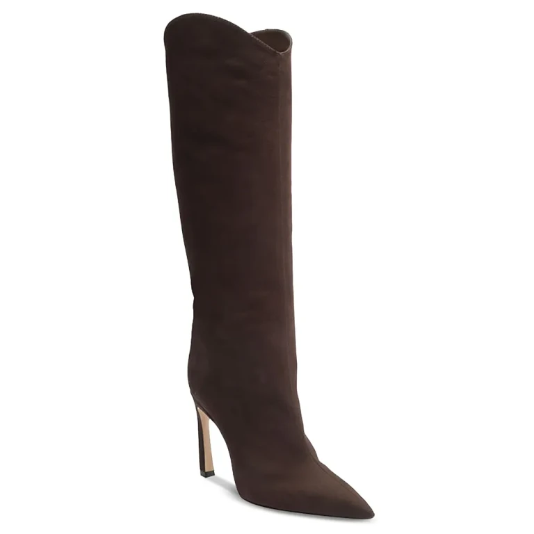 Schutz Women's Maryana Sculpt Pointed Toe High Heel Boots