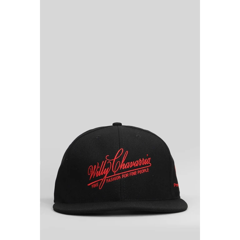 Willy Chavarria Hats In Black Cotton
