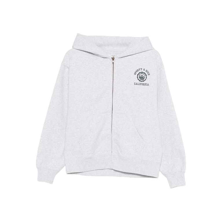 Sporty & Rich California Emblem Zip-up Hoodie