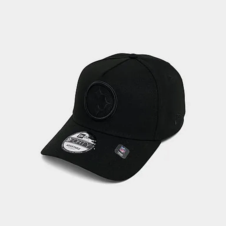 New Era Pittsburgh Steelers NFL 9FORTY Tonal Snapback Hat in Black