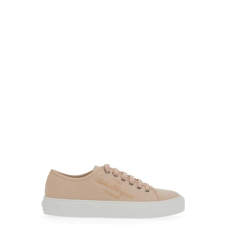 Ferragamo Sneaker With Logo