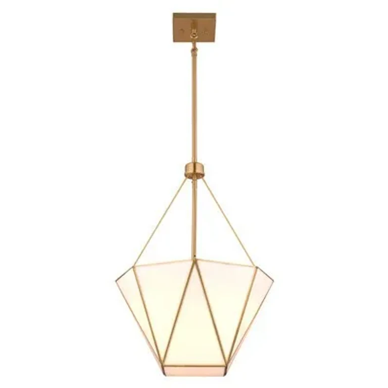Muted Brass Pendant from the Burnett Collection