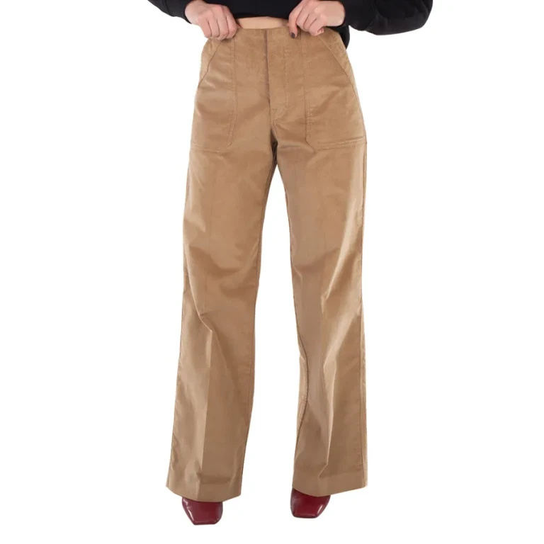 Moncler High-Waisted Straight Trousers
