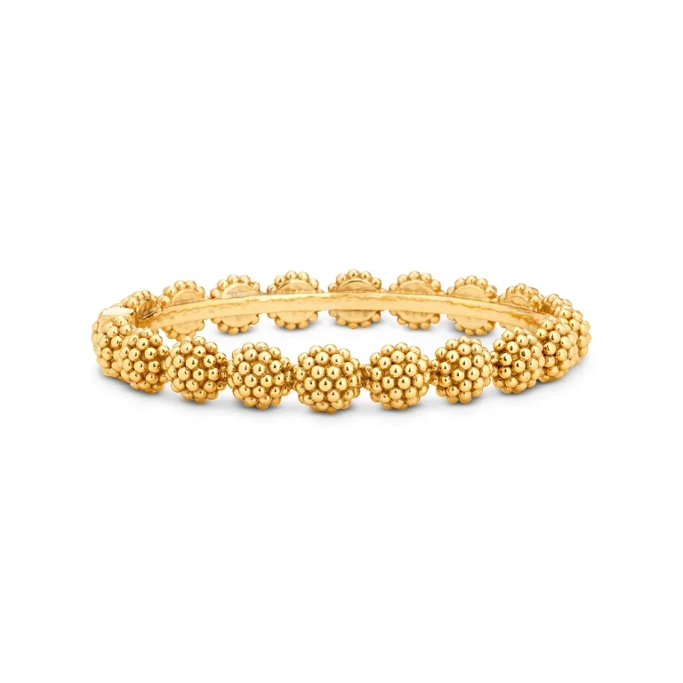 Capucine De Wulf Berry Eternity Hinged Bangle Bracelet