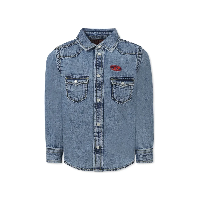 Shirt Kids color Denim (J00760KXBNHK01)