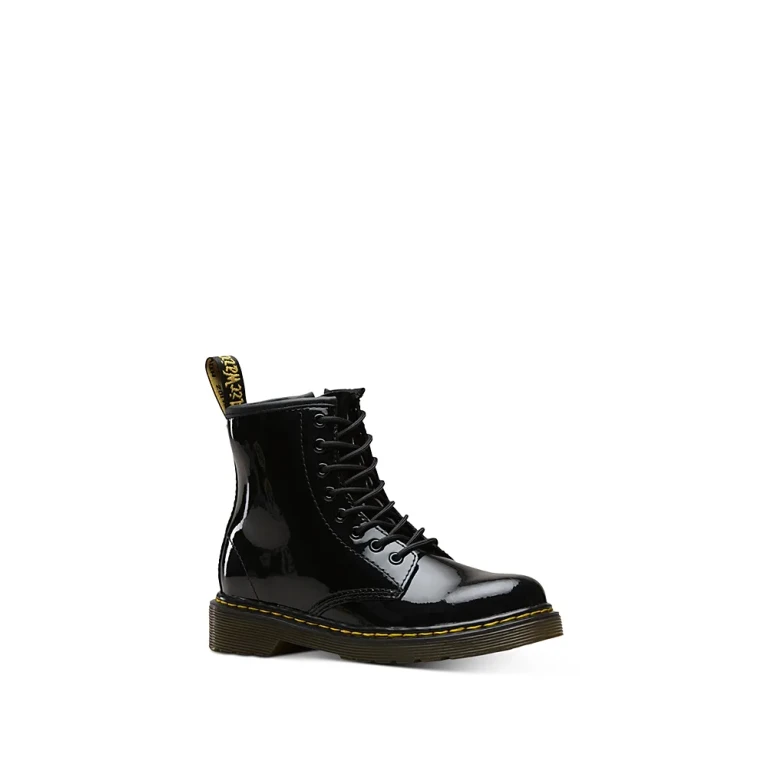 Dr. Martens Girls' 1460 Patent Lace & Zip Up Boots - Toddler, Little Kid