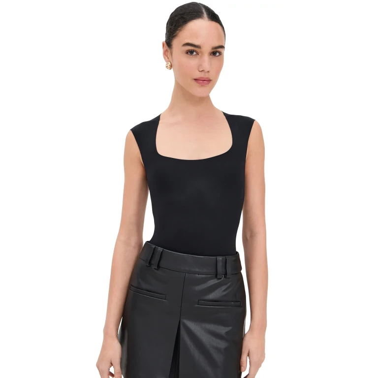 Commando Neoprene Bodysuit Black S