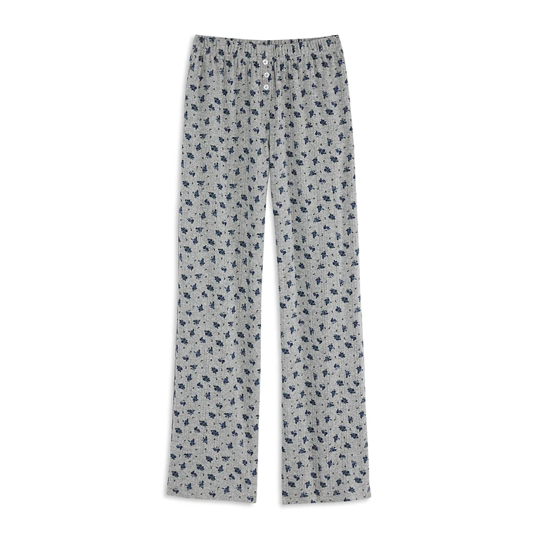KatieJnyc Girls' Tween Marina Pointelle Lounge Pants - Big Kid