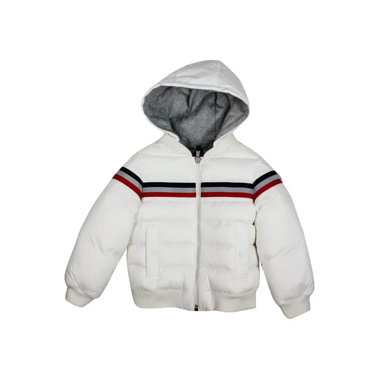 Moncler Jr Manteau Court - Blanc
