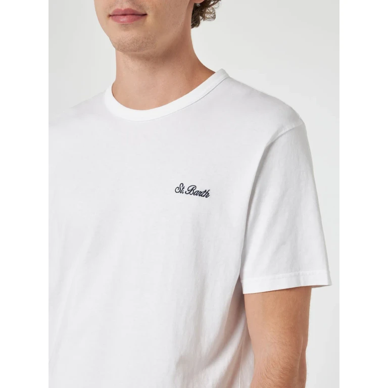 MC2 Saint Barth Dover White Cotton T-shirt