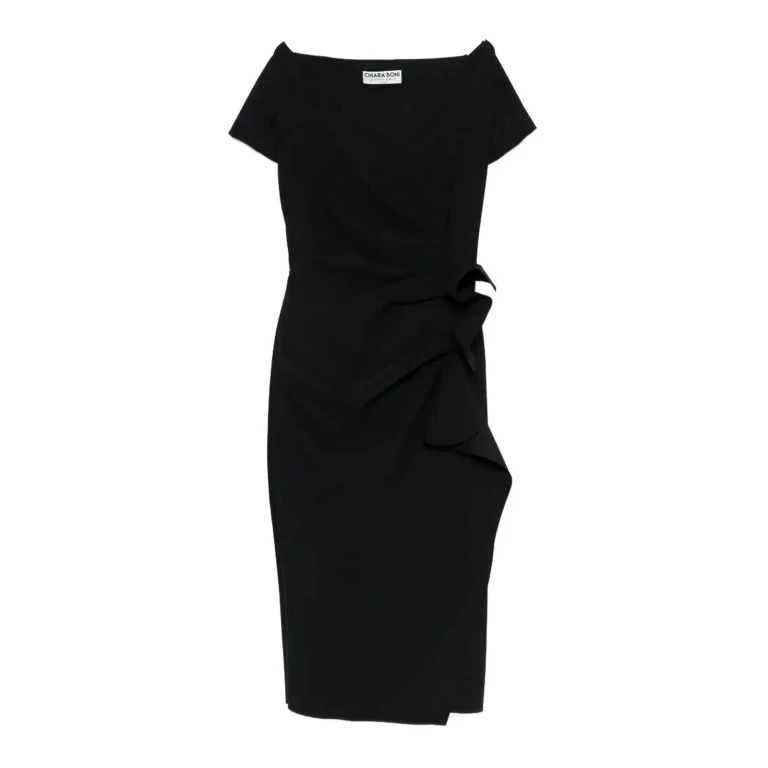 Chiara Boni La Petite Robe Robe Au Genou - Noir