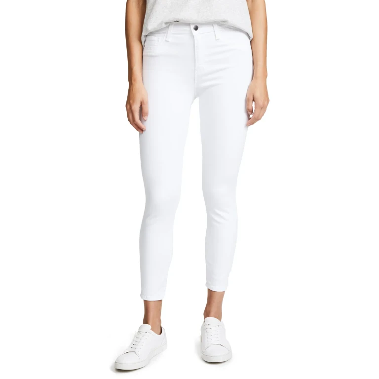 L'AGENCE Margot High-Rise Skinny Jeans Blanc 28