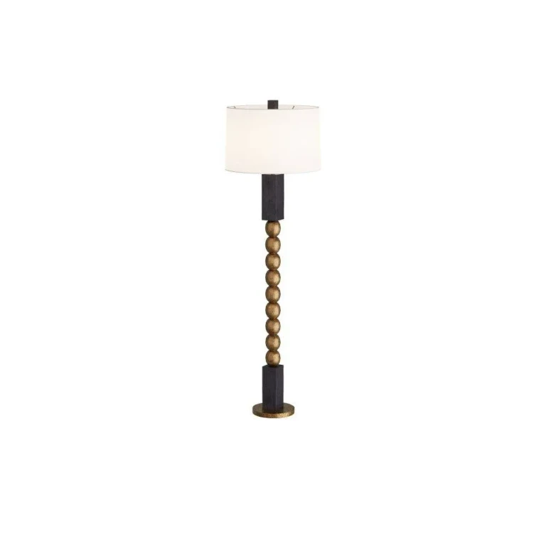 Antique Brass Floor Lamp from the Yonah Collection