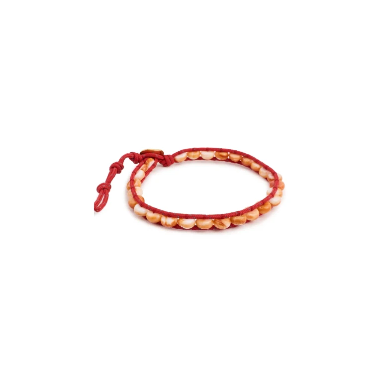 Chan Luu Paracord Wrap Anket Red One Size
