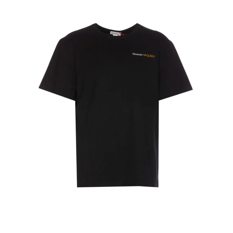 알렉산더 맥퀸 자수 로고 셔츠